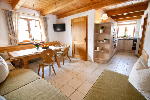 Wohn- Essbereich mit Küche Ferienhaus Katharina