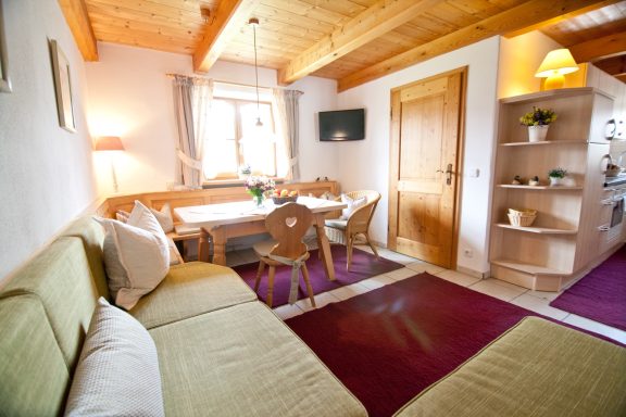 Wohn- und Essbereich Wohn- und Essbereich im Ferienhaus Katharina in Lenggries